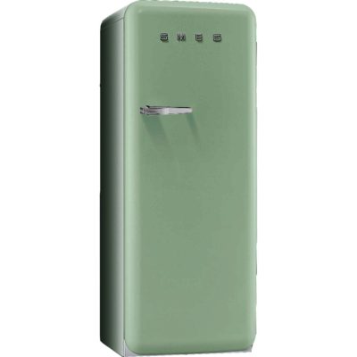 Smeg FAB28QV1 60cm 'Retro Style' Fridge and Ice Box in Pastel Green with Right Hand Hinge Smeg FAB28QV1 60cm 'Retro Style' Fridge and Ice Box in Pastel Green with Right Hand Hinge